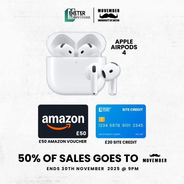 Movember Mega Prize! | 50% of sales go to Movember!